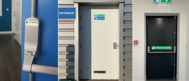 fire exit door with oad